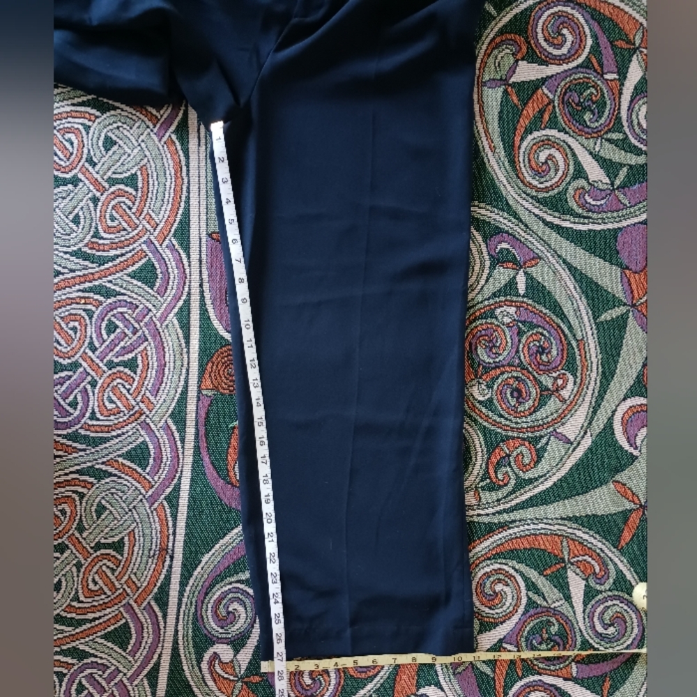 Uniqlo High Rise Ribbon Wide Leg Pants - Picture 4 of 7